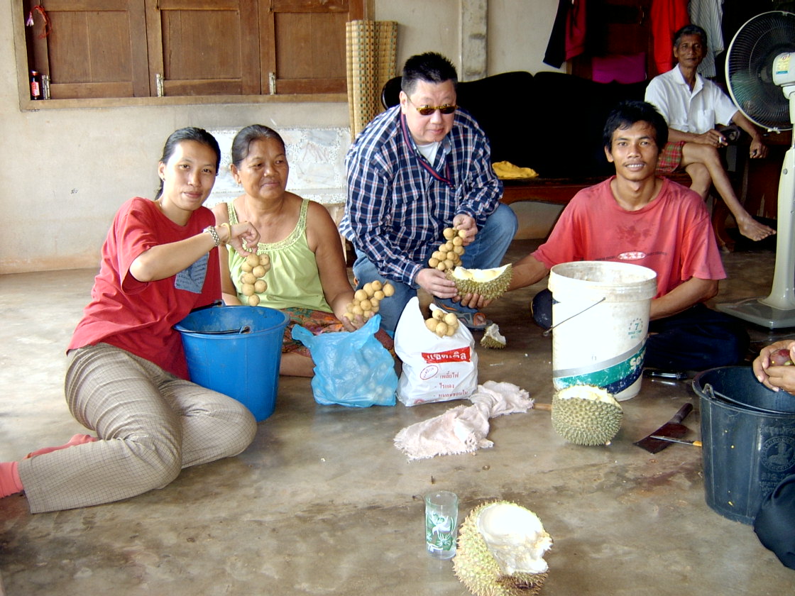 Among villagers · Thailand